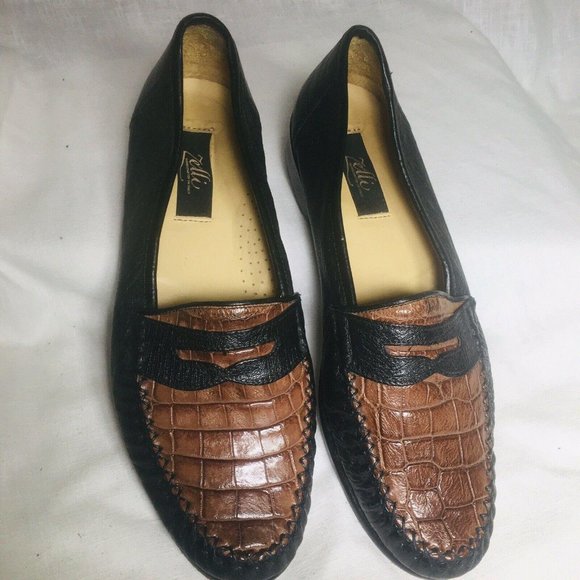 Zelli Men’s 9 Crocodile & Ostrich made in Italy - Picture 2 of 9